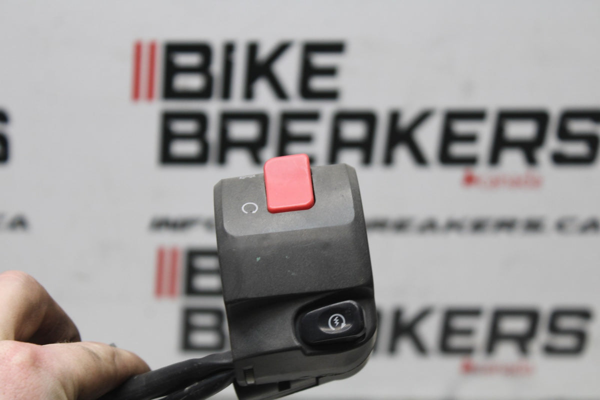 09 KAWASAKI NINJA 250R RIGHT CLIP ON HANDLE KILL OFF START SWITCH SWITCHES BB824