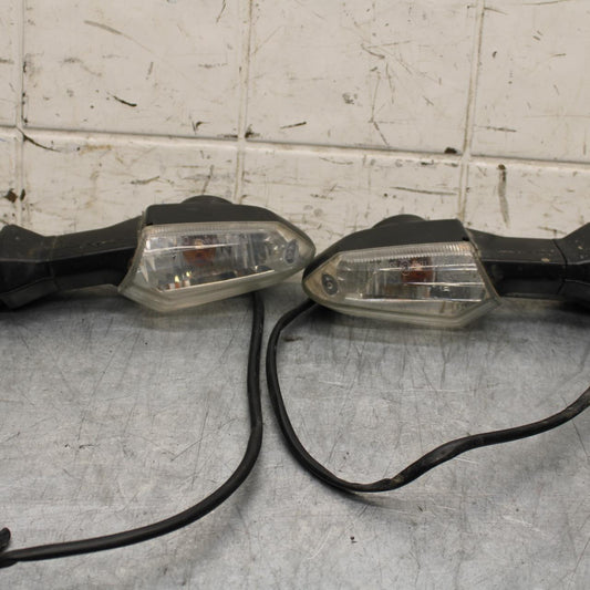 2015 Kawasaki Ninja 300 EX300 REAR LEFT RIGHT TURN SIGNALS LIGHT INDICATORS BB61