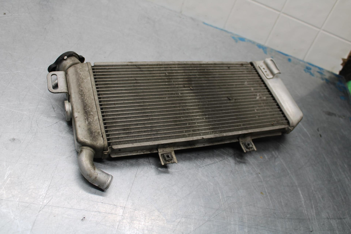 06-07 KAWASAKI NINJA 650R ENGINE RADIATOR MOTOR COOLER COOLING RADIATER BB446