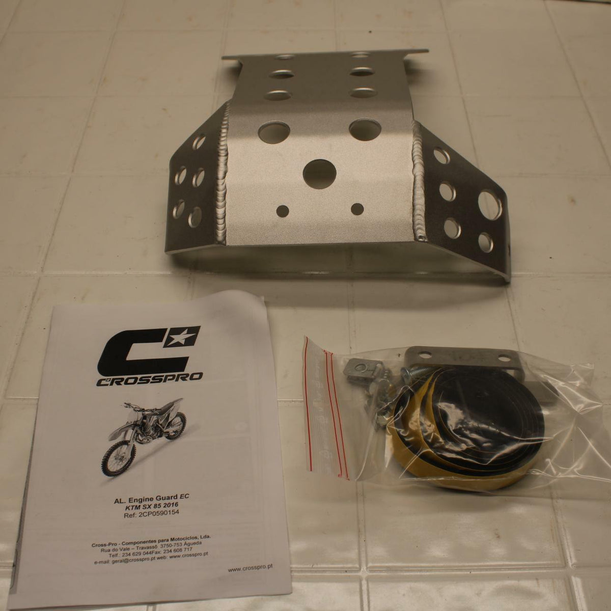 16 KTM 85 SX CROSSPRO LOWER BOTTOM SKID PLATE GUARD SHIELD