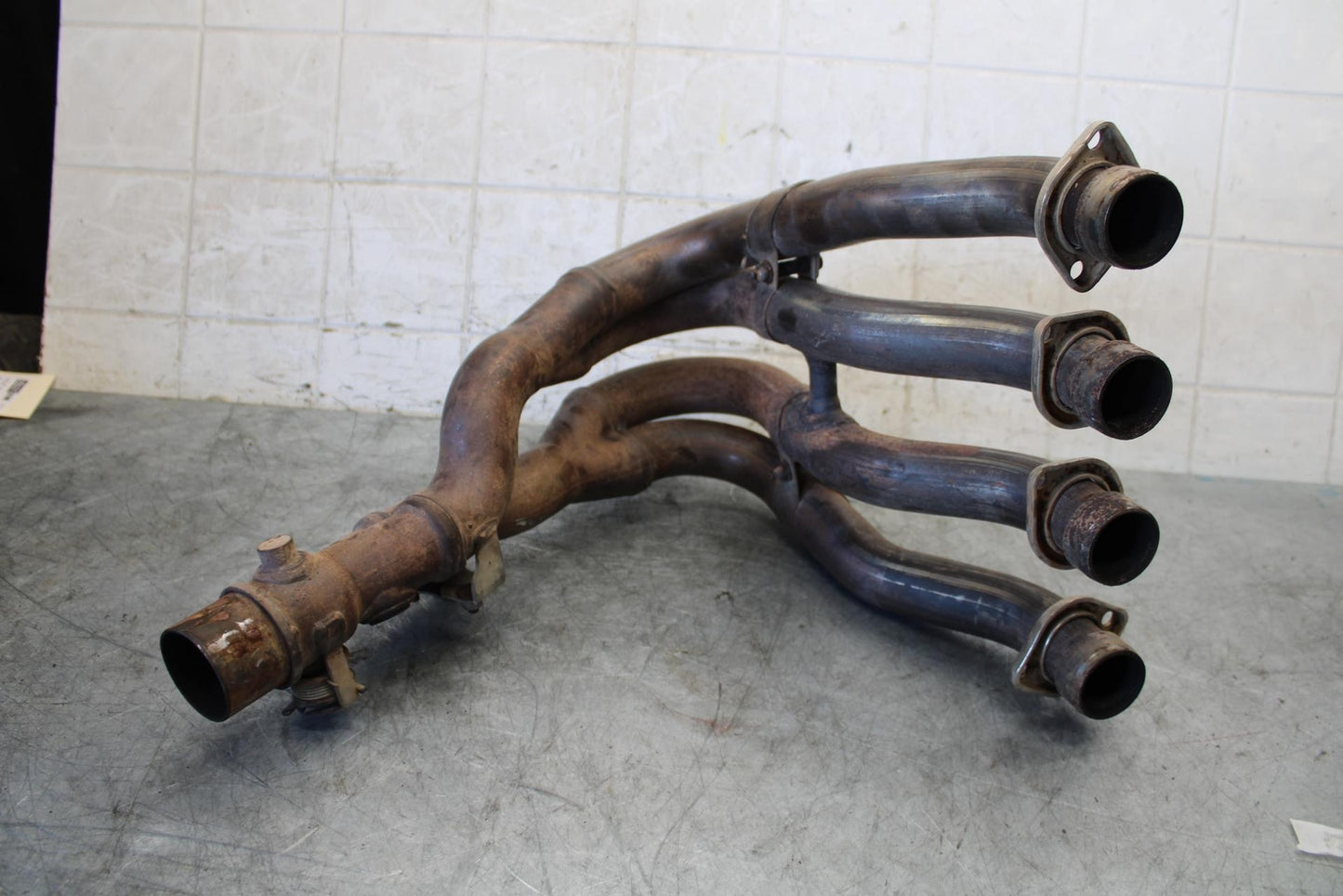 06-07 SUZUKI GSXR750 EXHAUST HEADER PIPES MANIFOLD 14100-02H00 14100-02H10 BB543