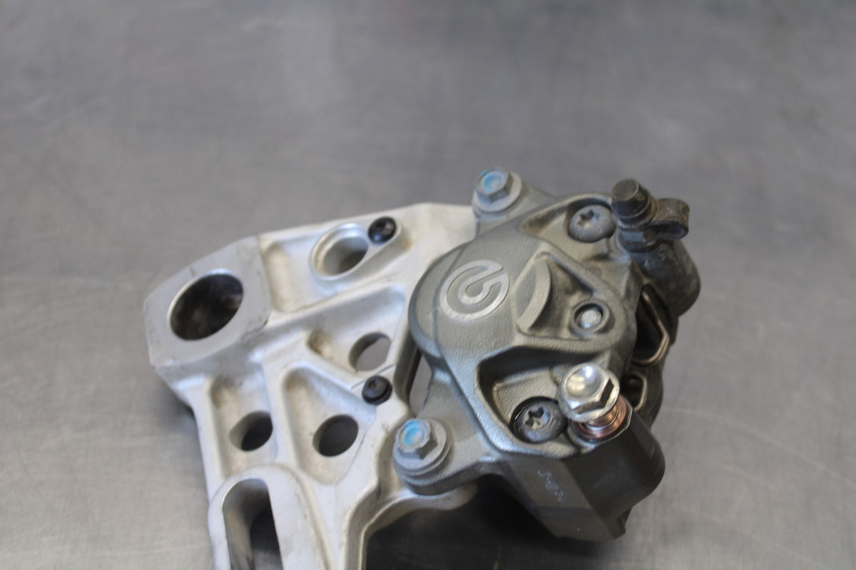 24 APRILIA TUONO V4 1100 FACTORY ABS REAR BRAKE CALIPER MOUNT BRACKET BB887