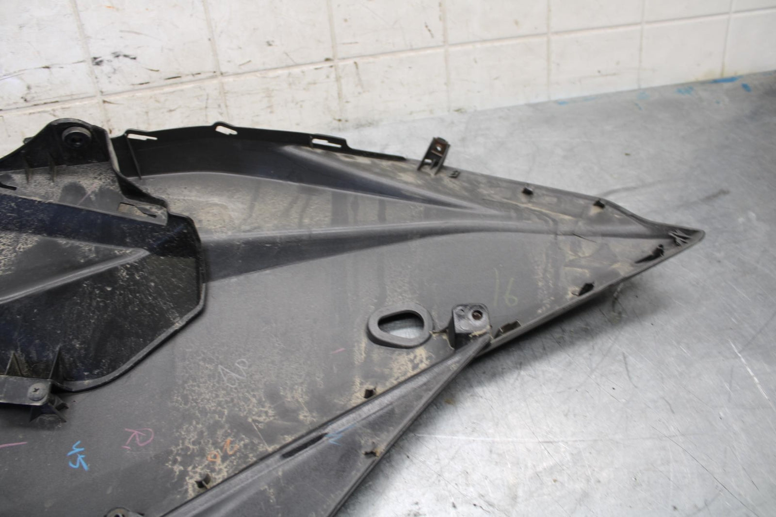 2015 Yamaha YZF R3 LEFT LOWER MID UPPER SIDE FAIRING COWL 1WD-XF83L-30-P1 BB526