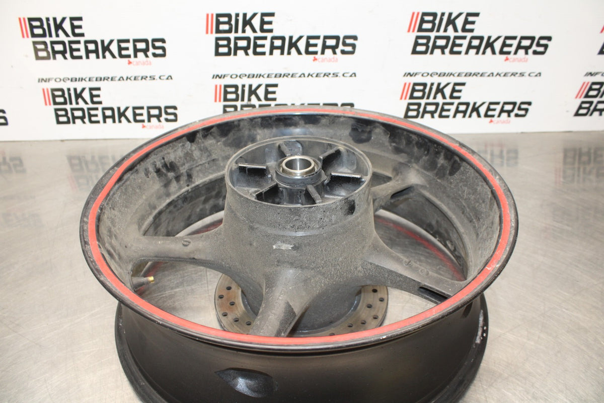 05 YAMAHA YZF R6 REAR WHEEL BACK RIM & ROTOR BB814