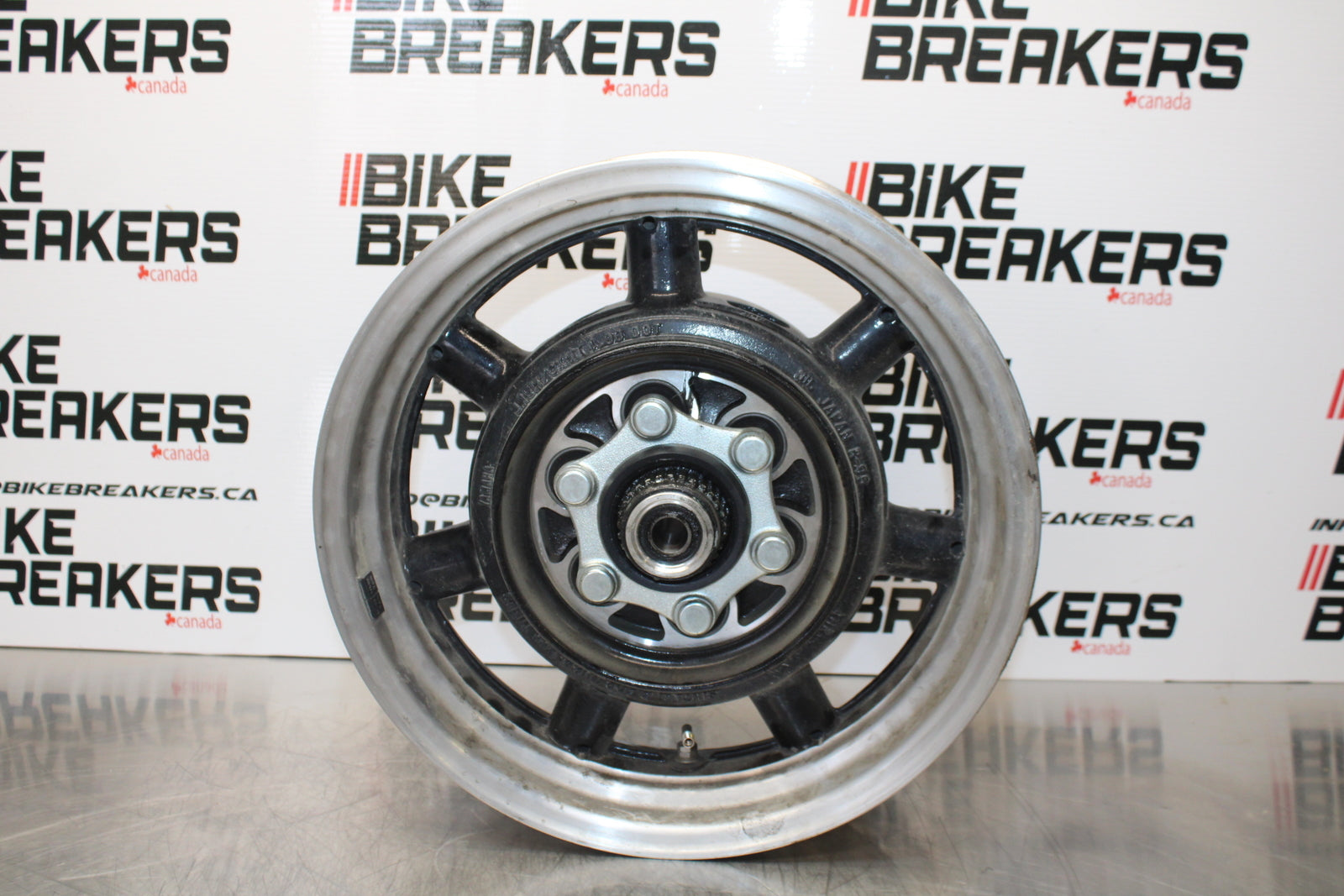 09 YAMAHA ROYAL STAR XVZ1300TF VENTURE REAR WHEEL BACK WHEEL BB151