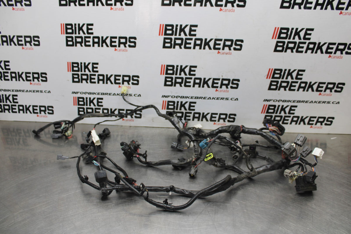 12-16 KAWASAKI NINJA 650 EX650F ABS MAIN ENGINE WIRING HARNESS WIRE LOOM  BB860