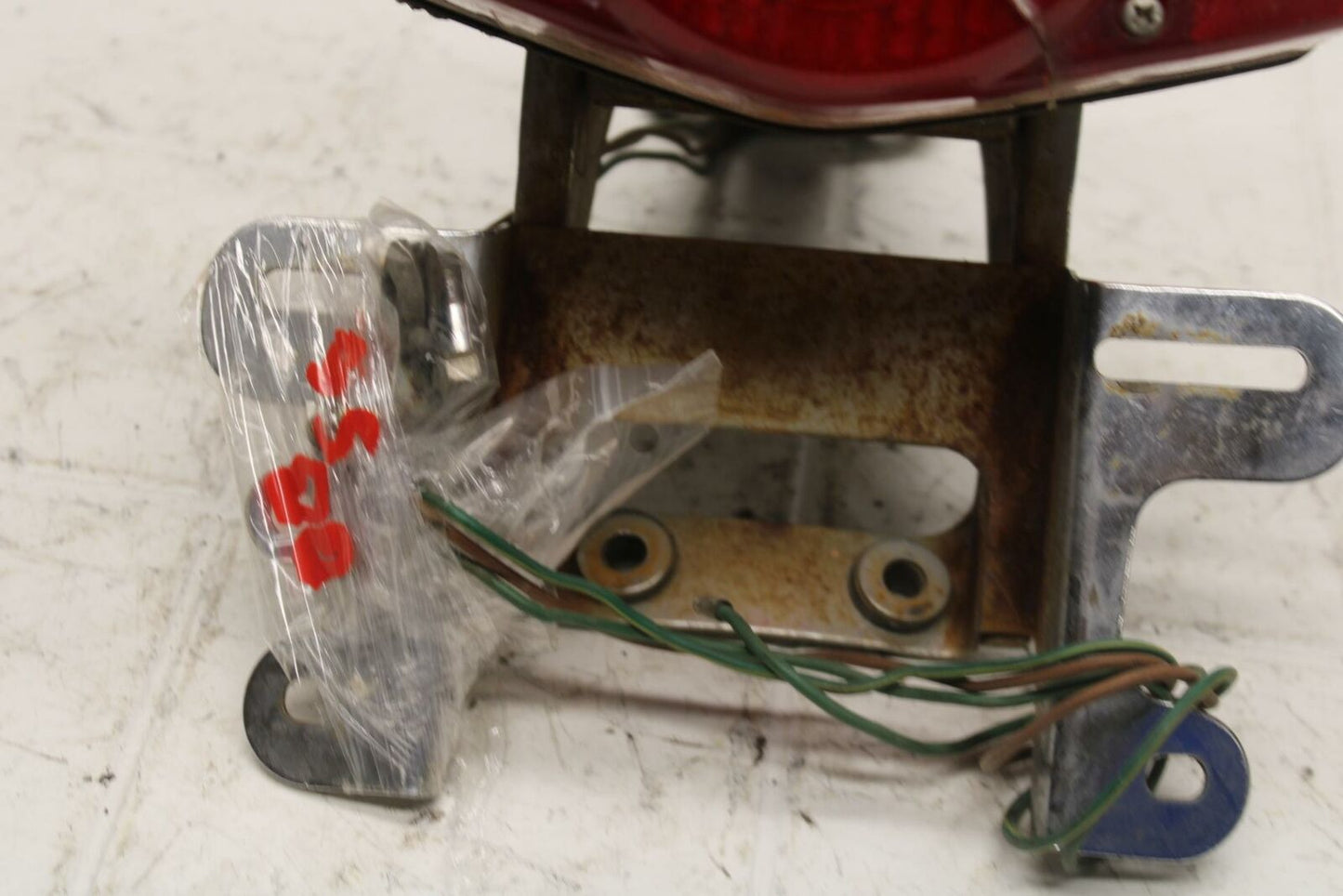72 HONDA CB500 K1 REAR BACK TAIL LIGHT MOUNT BRACKET BB24