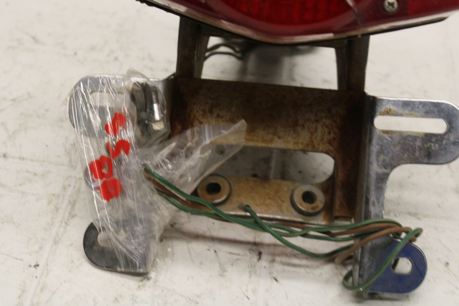 72 HONDA CB500 K1 REAR BACK TAIL LIGHT MOUNT BRACKET BB24