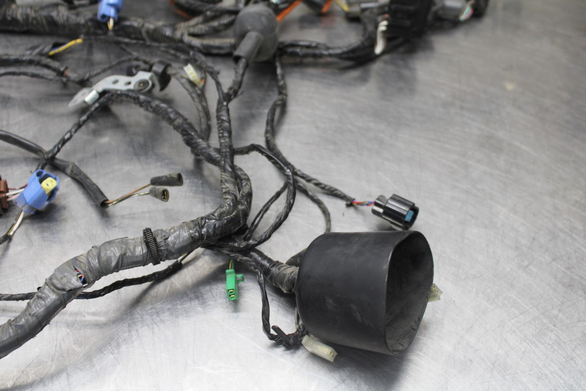 08-09 KAWASAKI NINJA ZX14R MAIN ENGINE WIRING HARNESS MOTOR WIRE LOOM BB932