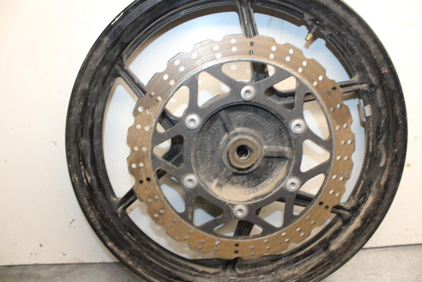 08-12 KAWASAKI NINJA 250R EX250J FRONT WHEEL RIM DISC ROTOR BB612