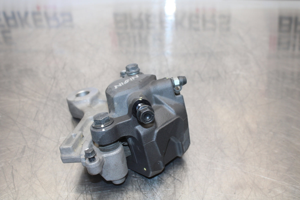 15-16 HONDA CB300F REAR BACK BRAKE CALIPER W MOUNT BRACKET BB150