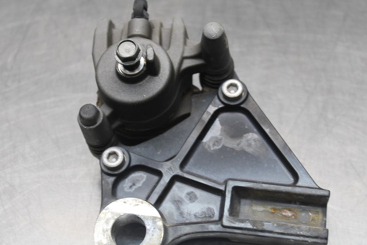 07 KAWASAKI NINJA 650 EX650 REAR BACK BRAKE CALIPER W MOUNT BRACKET BB844
