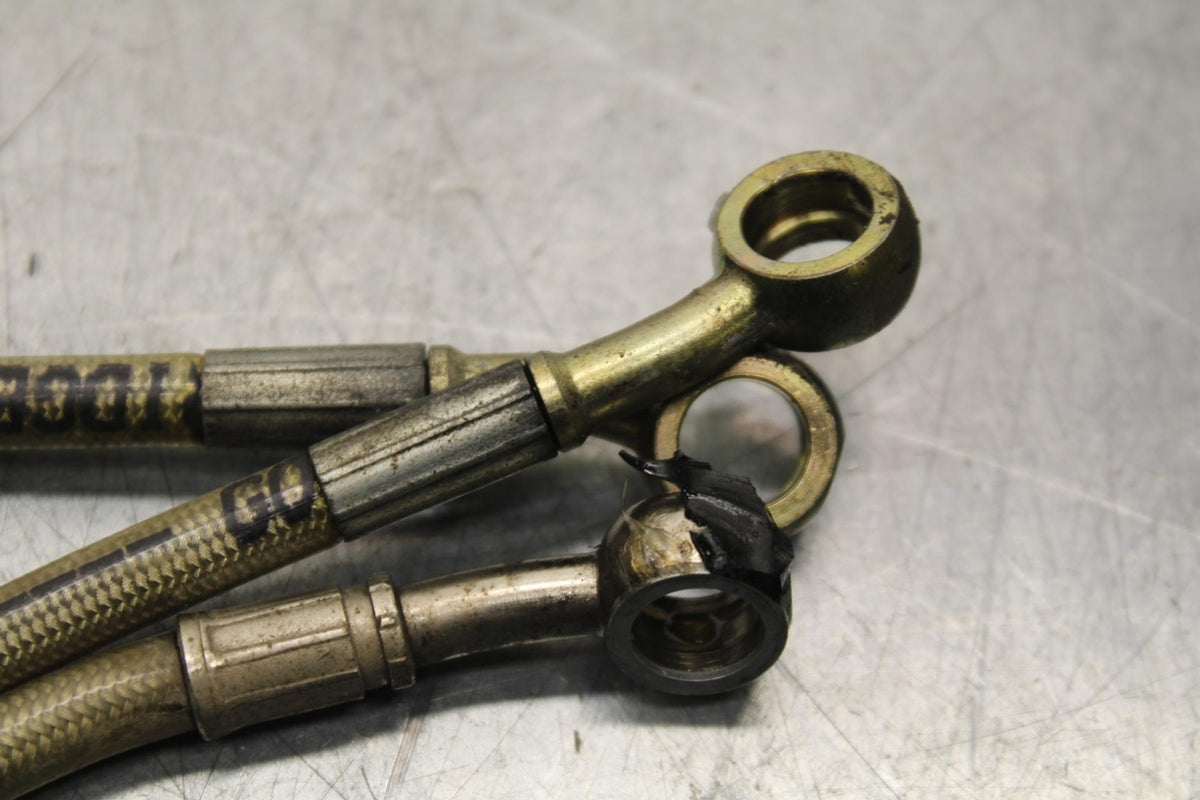 05 YAMAHA YZF R6S FRONT AND REAR BRAKE CALIPER HOSES LINES