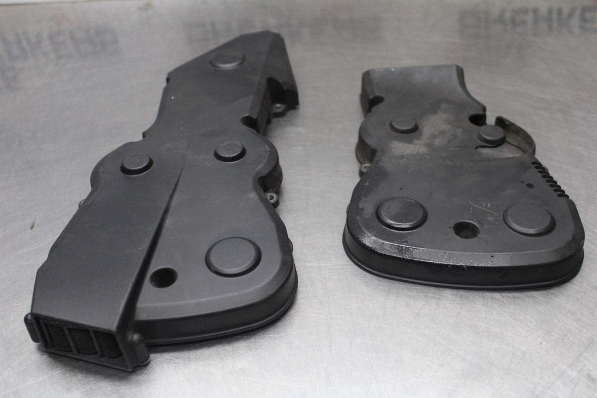 08 DUCATI 1199 PANIGALE ENGINE MOTOR TIMING BELT COVER SET PAIR BB943