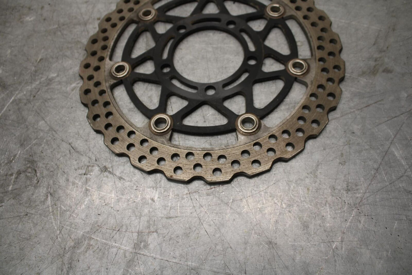 2009 Kawasaki Ninja ZX6R ZX600R FRONT BRAKE DISC ROTOR 41080-0077-5C BB44