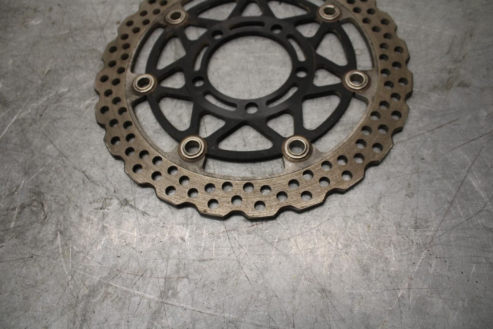 2009 Kawasaki Ninja ZX6R ZX600R FRONT BRAKE DISC ROTOR 41080-0077-5C BB44