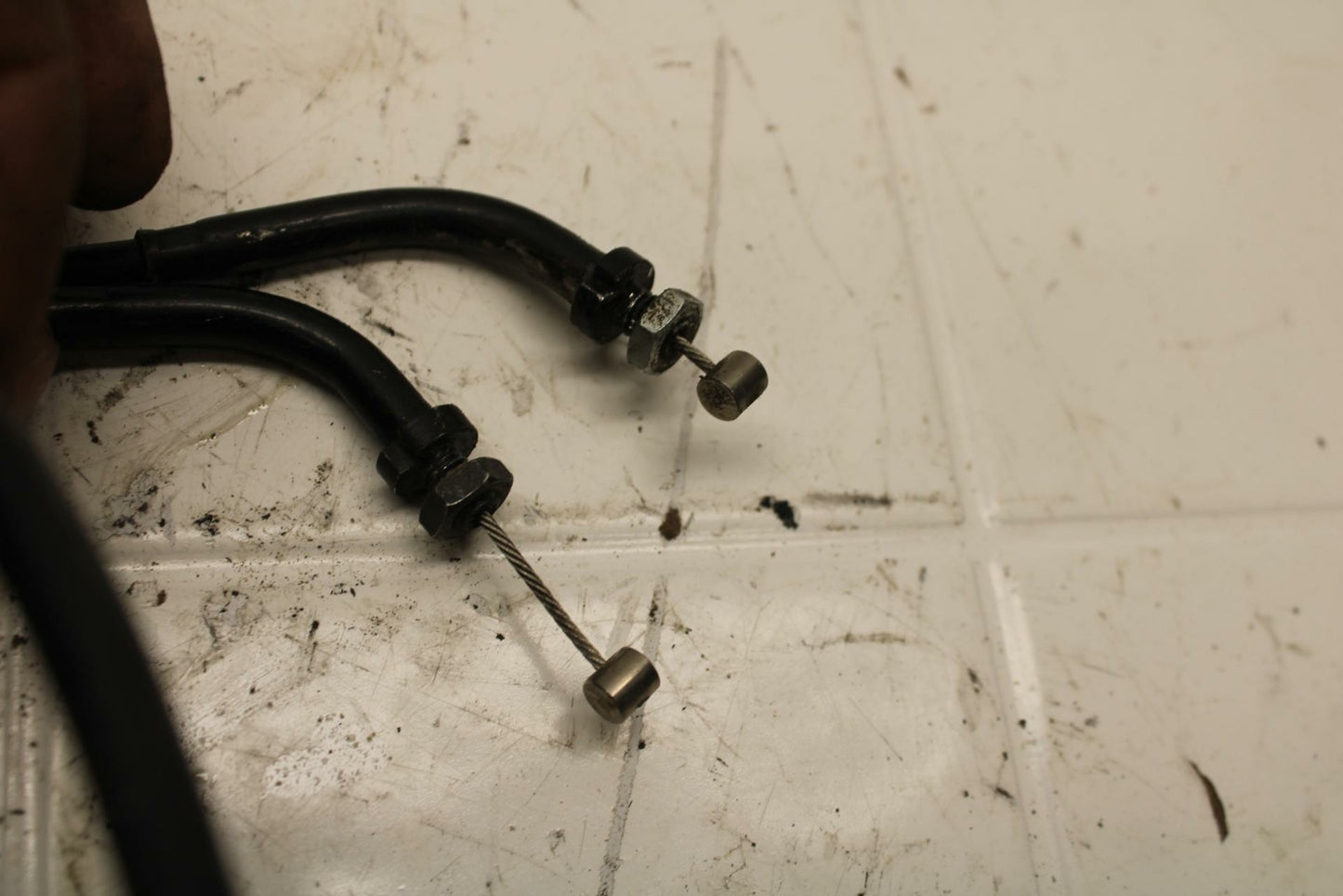 19-20 KAWASAKI NINJA ZX6R ZX636 EXHAUST VALVE SERVO MOTOR CABLES BB407