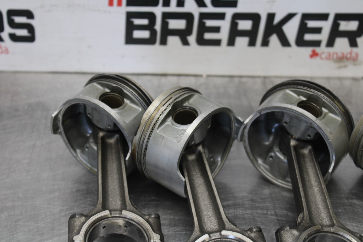 84 HONDA INTERCEPTOR 1000 VF1000F ENGINE MOTOR BLOCK PISTONS & RODS BB878