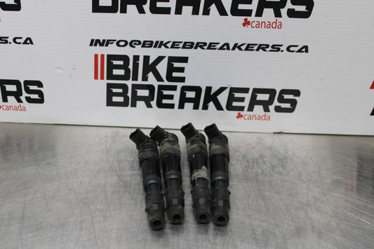 01-06 HONDA CBR600F4I IGNITION COILS COIL SPARK PLUG CAPS BB185