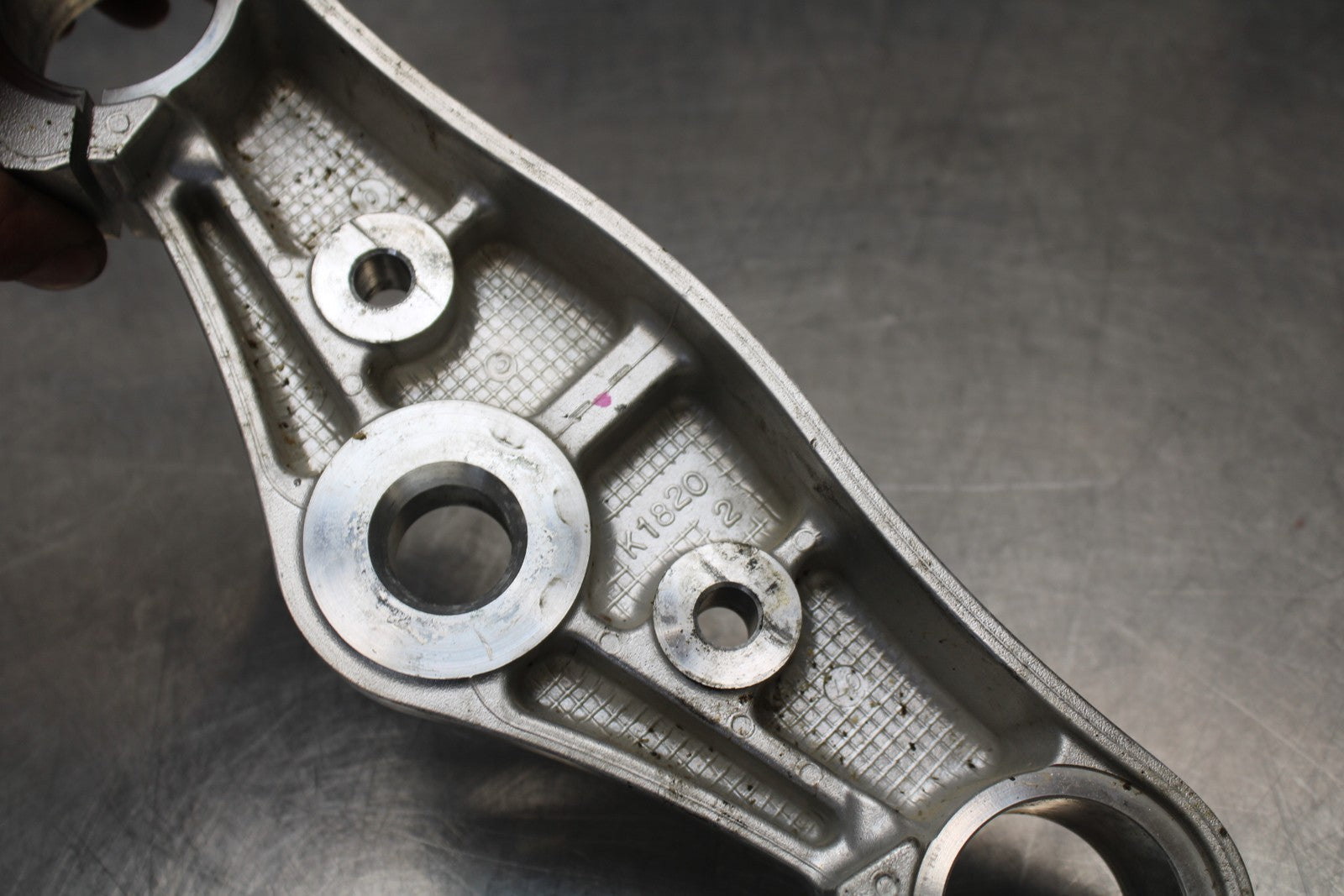 08 KAWASAKI VULCAN 900 FORKS UPPER TRIPLE TREE CLAMP BB184