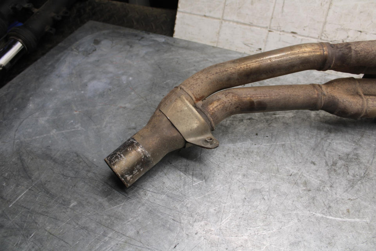 2003 Yamaha YZF R6 EXHAUST HEADER PIPES MANIFOLD 5SL-14602-00-00 BB539