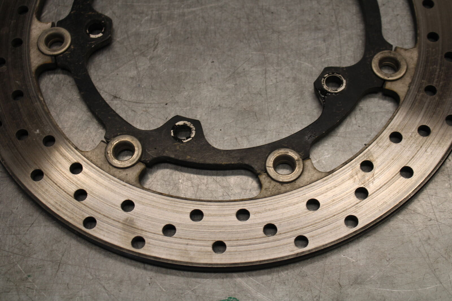 08-09 YAMAHA YZF R6S FRONT LEFT RIGHT BRAKE ROTORS DISCS 5SL-2581T-00-00  BB690