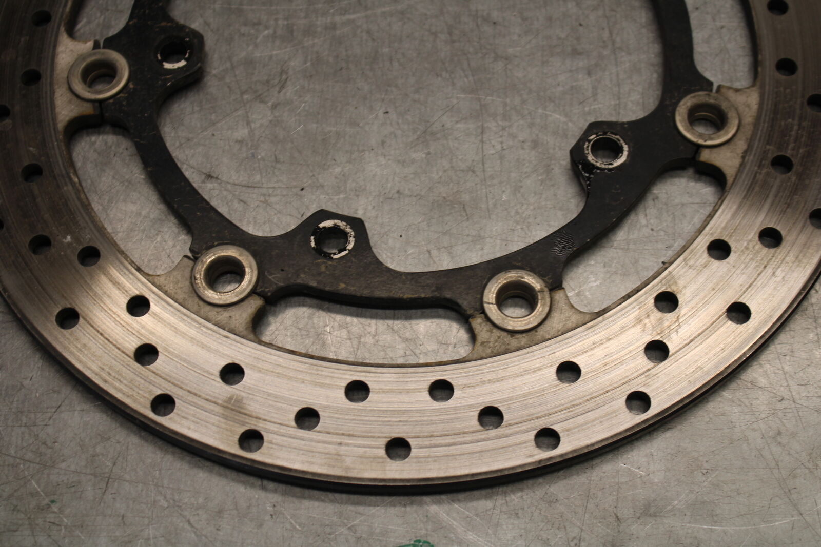 08-09 YAMAHA YZF R6S FRONT LEFT RIGHT BRAKE ROTORS DISCS 5SL-2581T-00-00  BB690