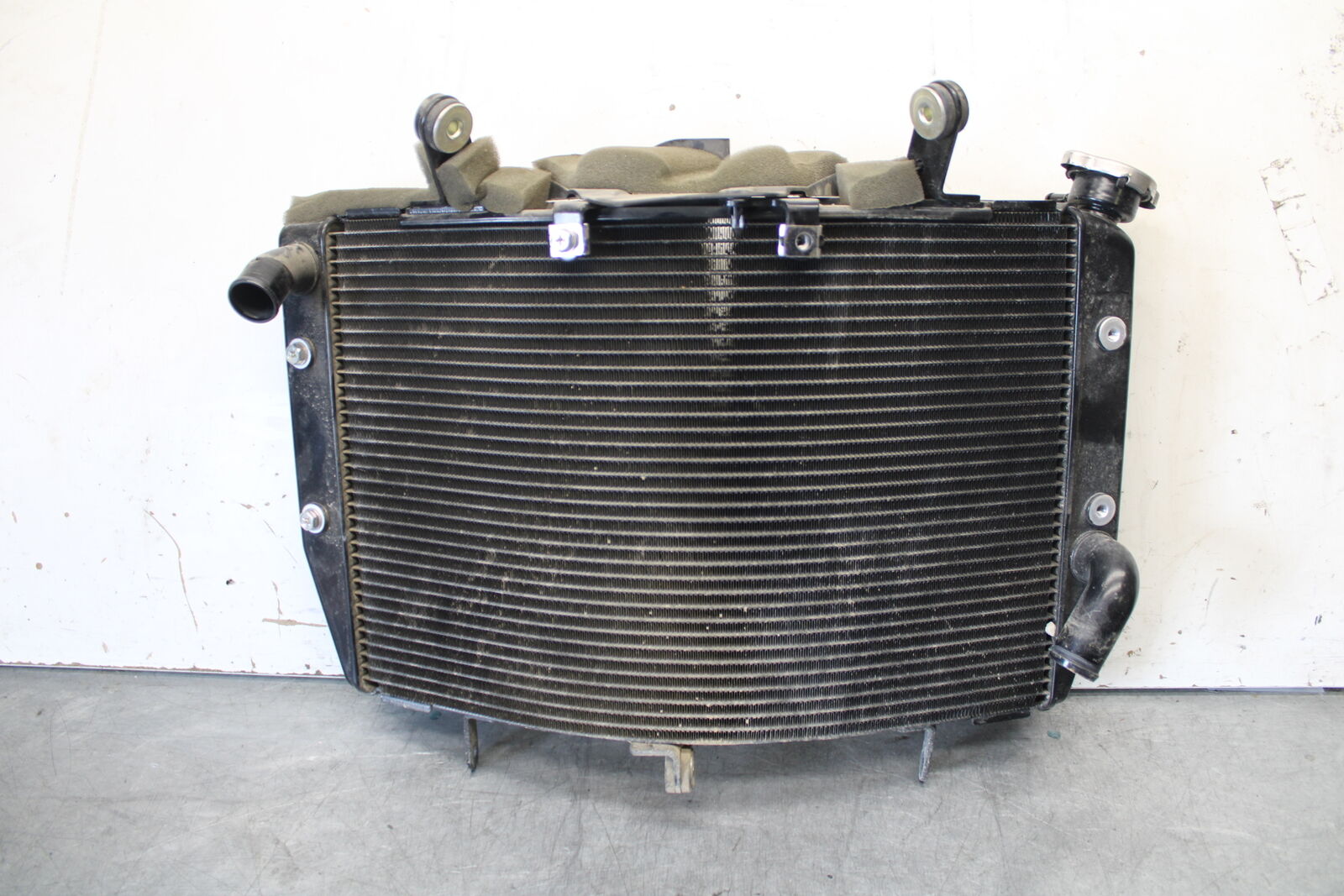08-16 YAMAHA YZF R6 ENGINE RADIATOR MOTOR COOLER COOLING RADIATER BB665