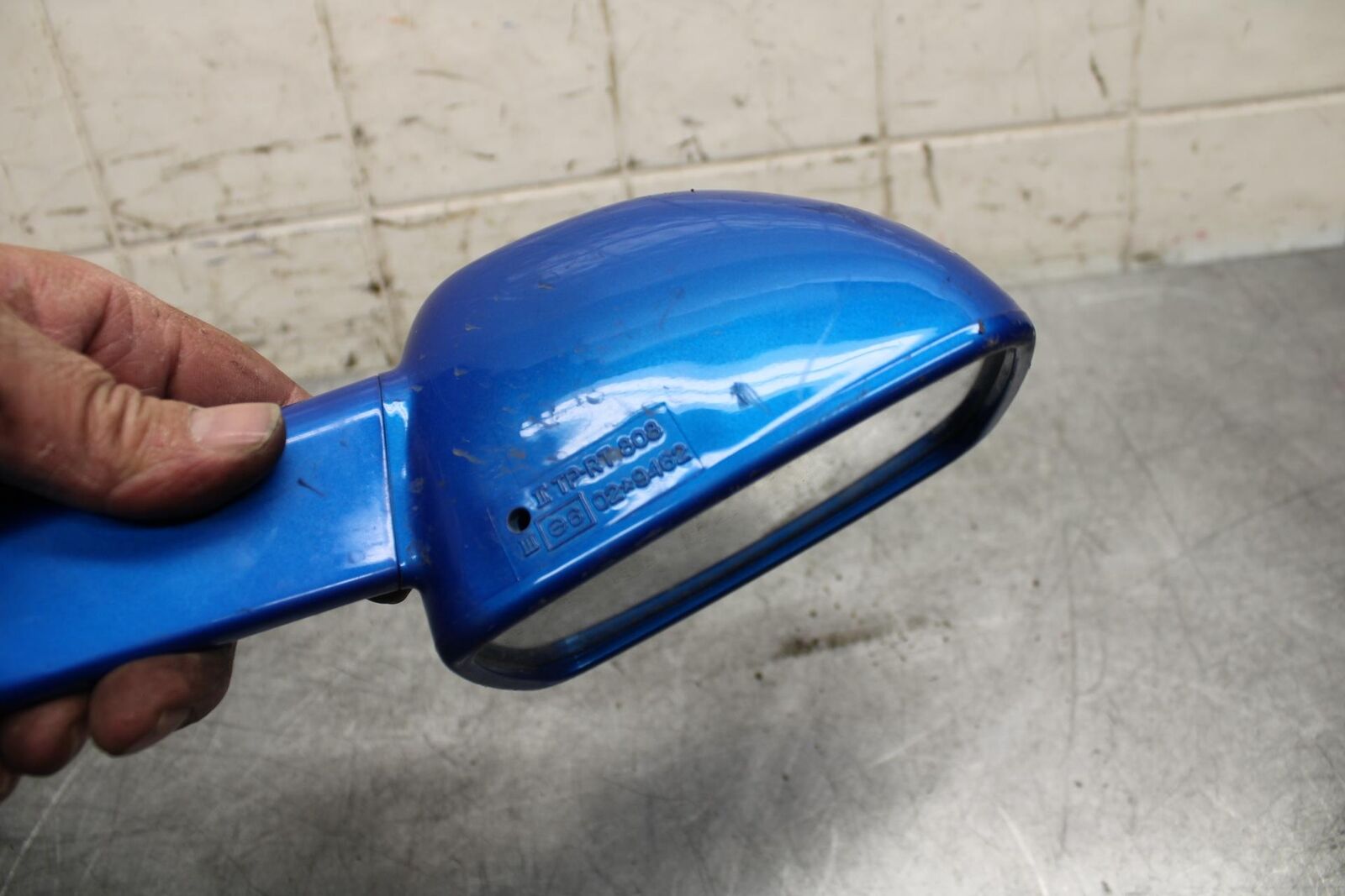 2001 Kawasaki Ninja ZX6 ZX600E LEFT SIDE REAR VIEW MIRROR BB547