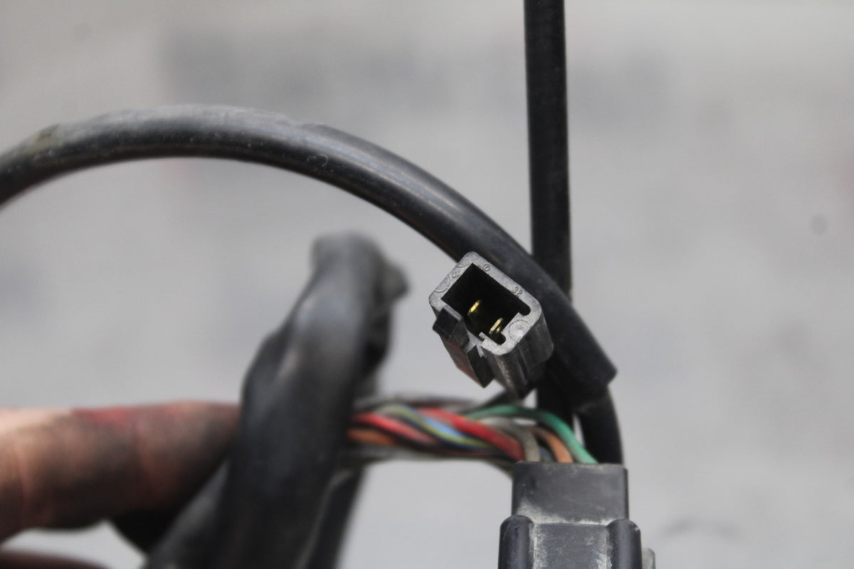 98 KAWASAKI NINJA ZX6 LEFT CLIP ON HORN SIGNALS SWITCH & CHOKE CABLE BB870