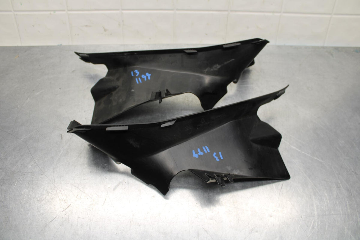 2013 Ducati 1199 Panigale RIGHT LEFT INNER FAIRINGS COWLS PANELS TRIMS BB581