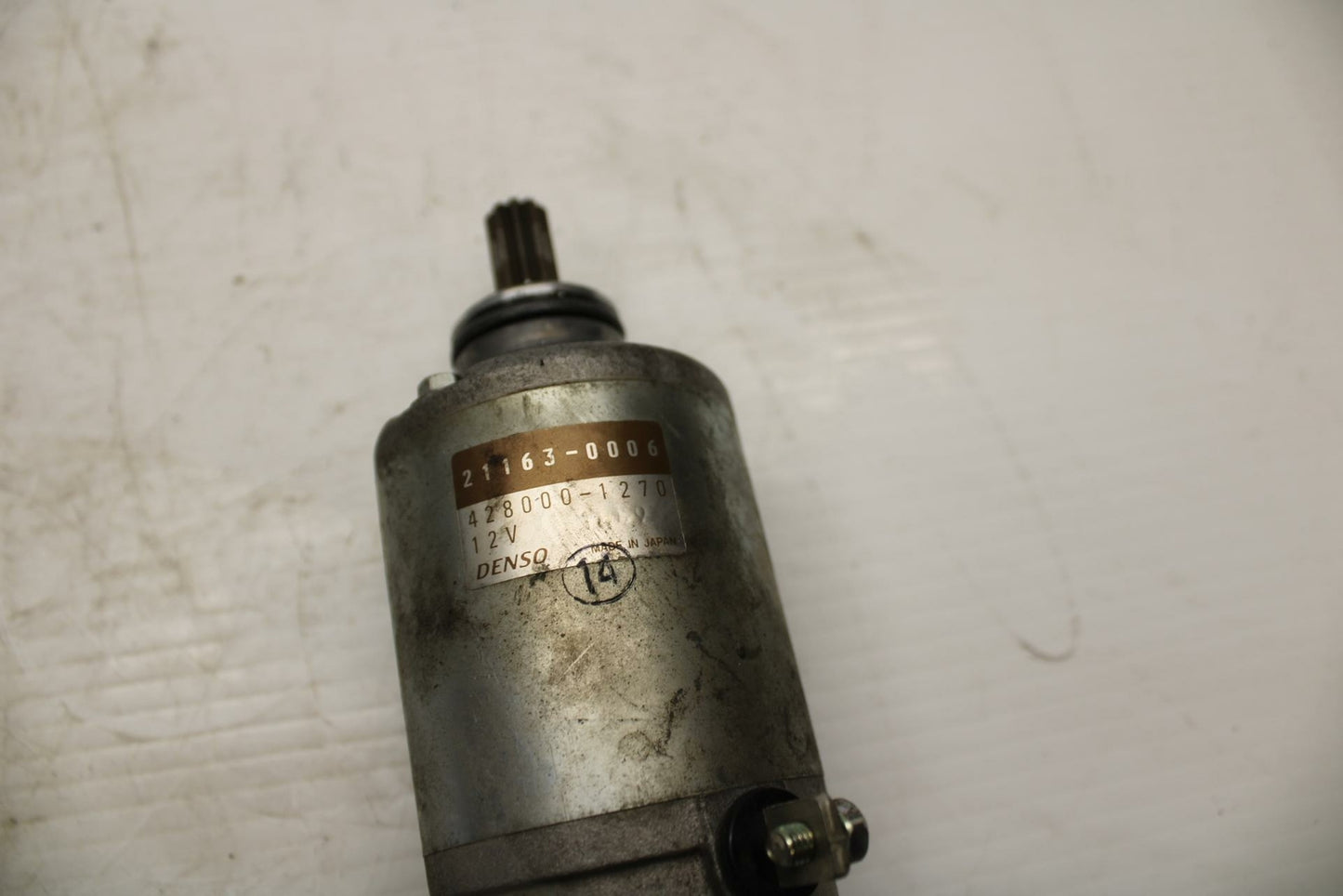 03 KAWASAKI NINJA ZX6RR ZX600K ENGINE STARTING STARTER MOTOR  BB264