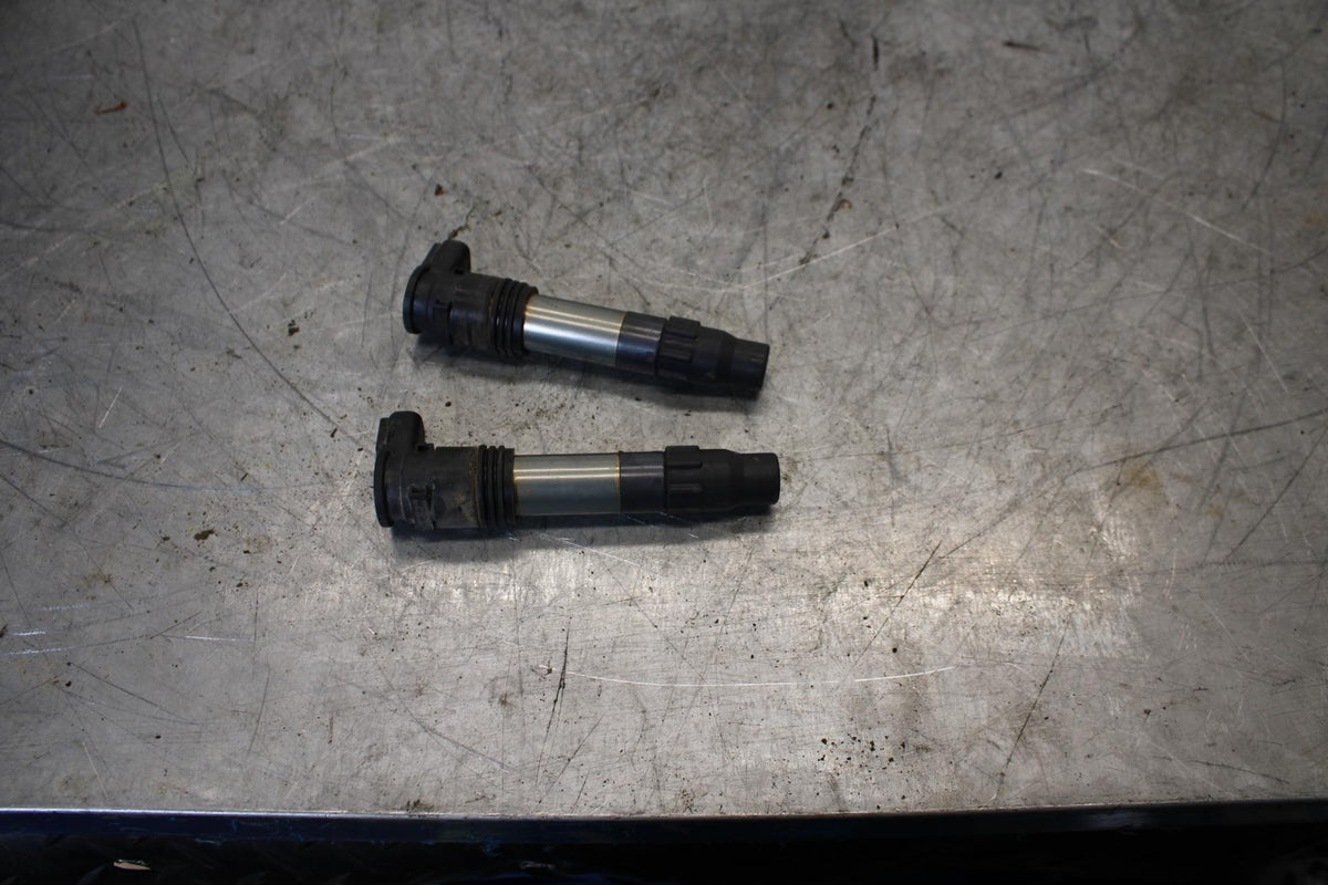 13-17 KAWASAKI NINJA 300 IGNITION COILS COIL SPARK PLUG CAPS BB429