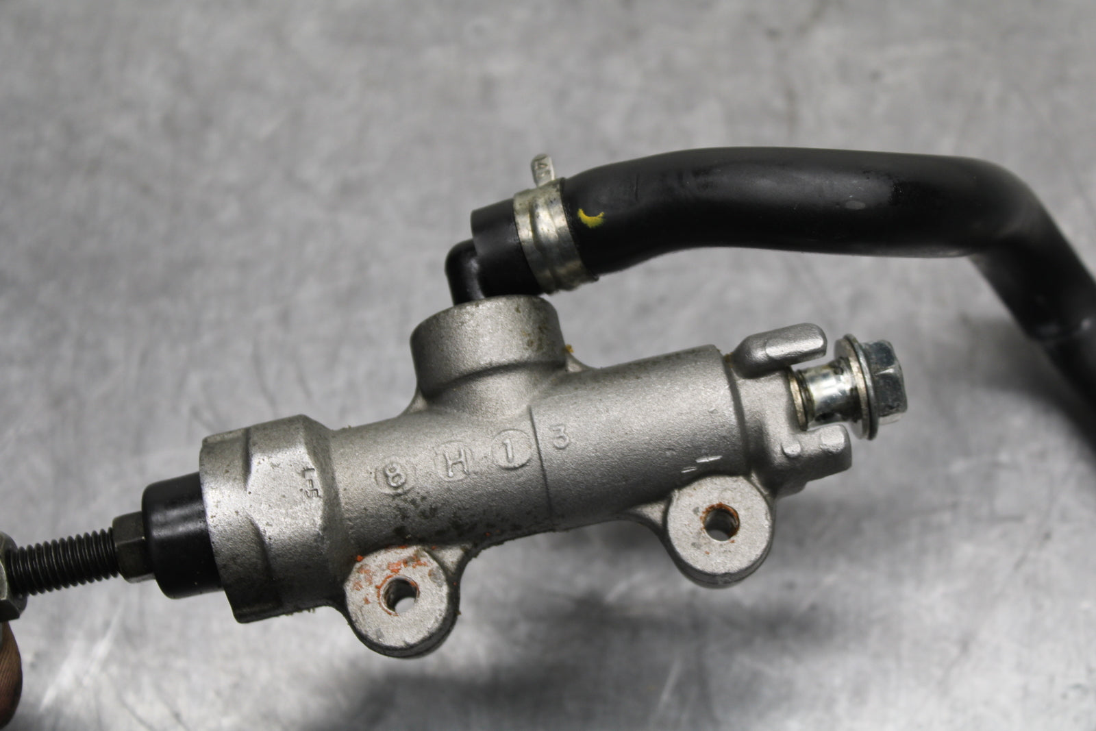 08-10 SUZUKI GSXR 600 REAR BACK BRAKE MASTER CYLINDER W RESERVOIR BB116