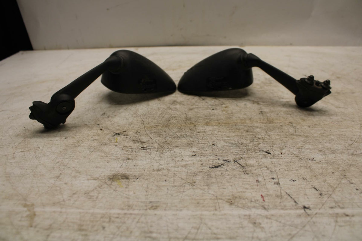 08 YAMAHA YZF R6 2c0 REAR VIEW MIRROR SET PAIR MIRRORS BB365