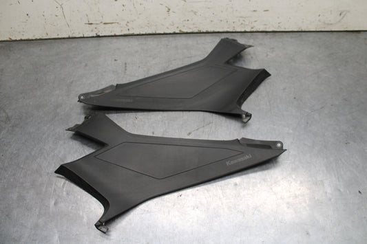 24 KAWASAKI NINJA 500 ABS RIGHT LEFT SIDE SEAT PANELS TRIMS COWLS FAIRINGS BB744