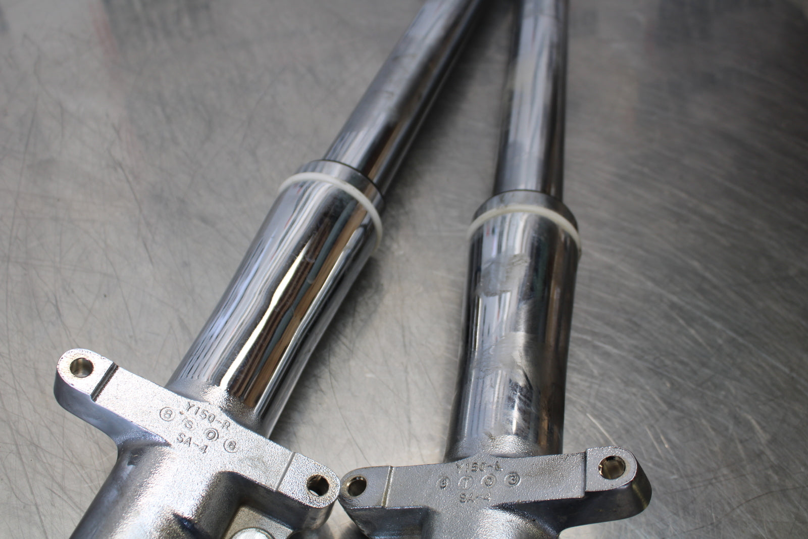 09 YAMAHA ROYAL STAR XVZ1300TF VENTURE FRONT FORKS SHOCK SUSPENSION SET BB151