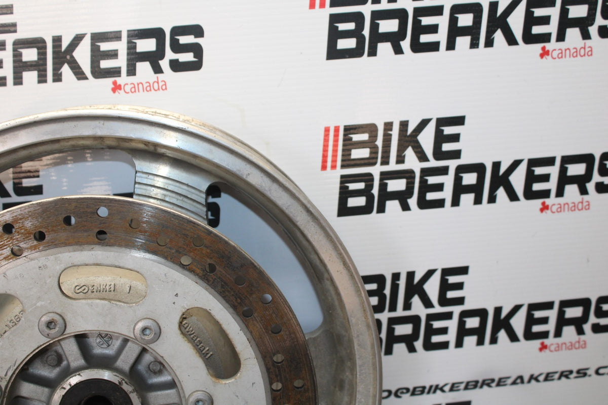 03-08 KAWASAKI VULCAN 1600 REAR WHEEL BACK RIM & ROTOR  BB196