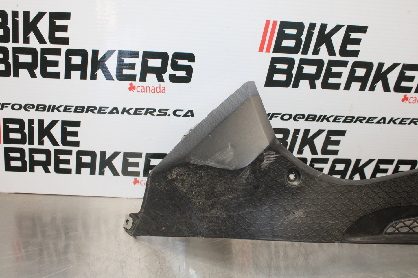 10-11 BMW S1000RR LEFT GAS TANK FUEL CELL PANEL COVER TRIM COWL  BB168