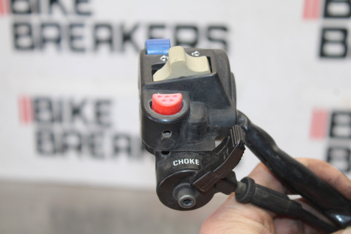 06 KAWASAKI KLR650 LEFT CLIP ON HANDLE HORN SIGNALS SWITCH SWITCHES BB919
