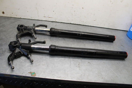 13-18 KAWASAKI NINJA ZX6R FRONT FORKS SHOCK SUSPENSION SET PAIR  BB682