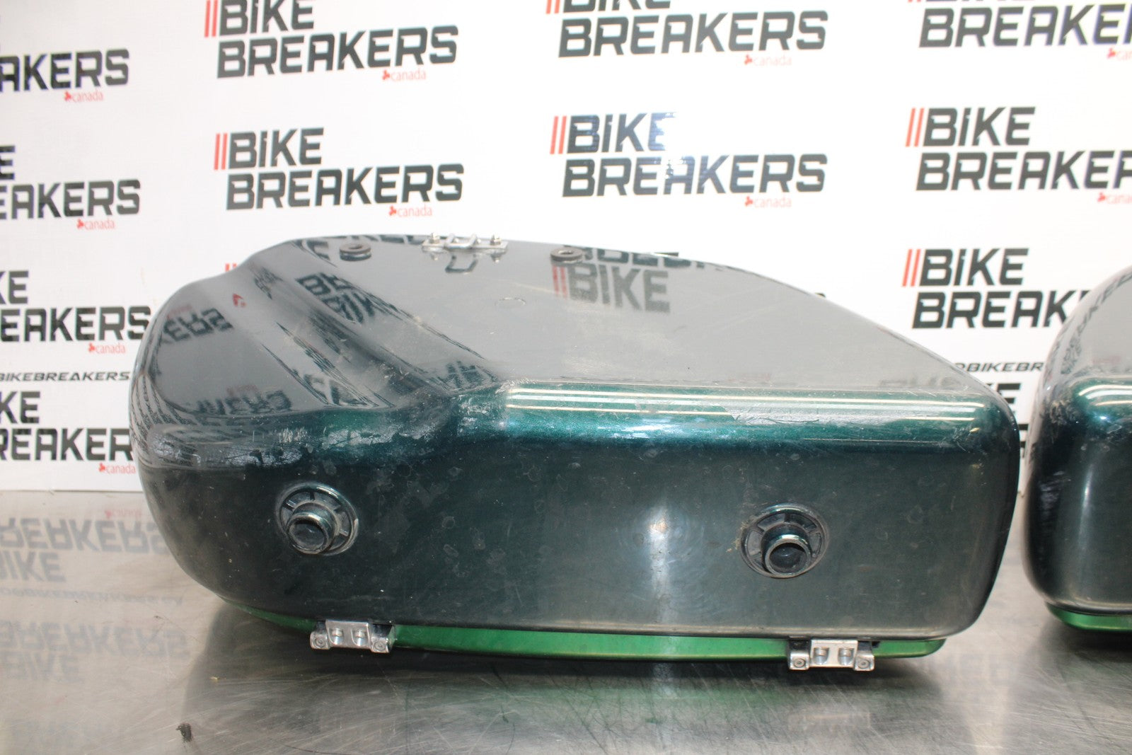 03-08 KAWASAKI VULCAN 1600 CARGO LUGGAGE SADDLEBAG BAG COMPARTMENT SET  BB196