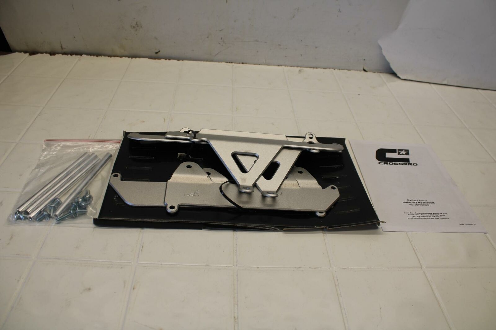 10-15 SUZUKI RMZ450 CROSSPRO RADIATOR GUARD SHIELD