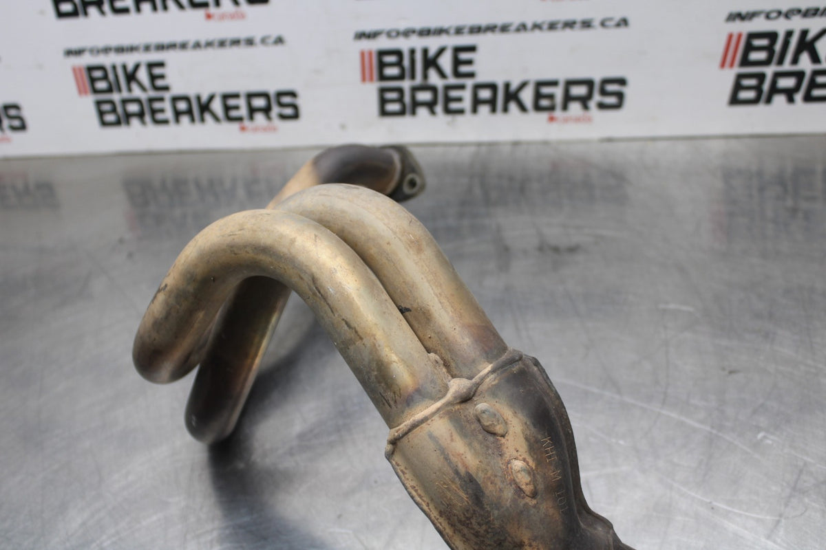 08 KAWASAKI NINJA 650 EX650 EXHAUST HEADER PIPES MANIFOLD BB797
