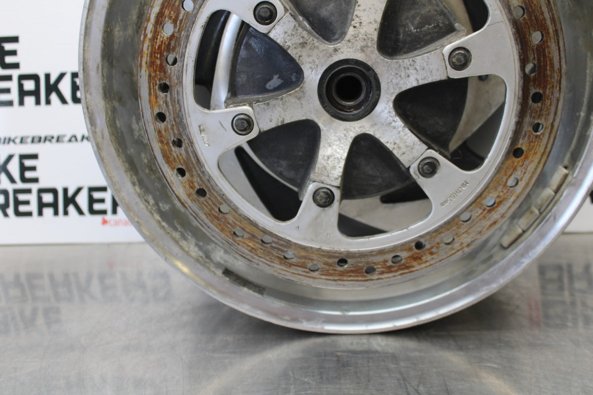05 TRIUMPH ROCKET III REAR WHEEL BACK RIM & ROTOR BB186
