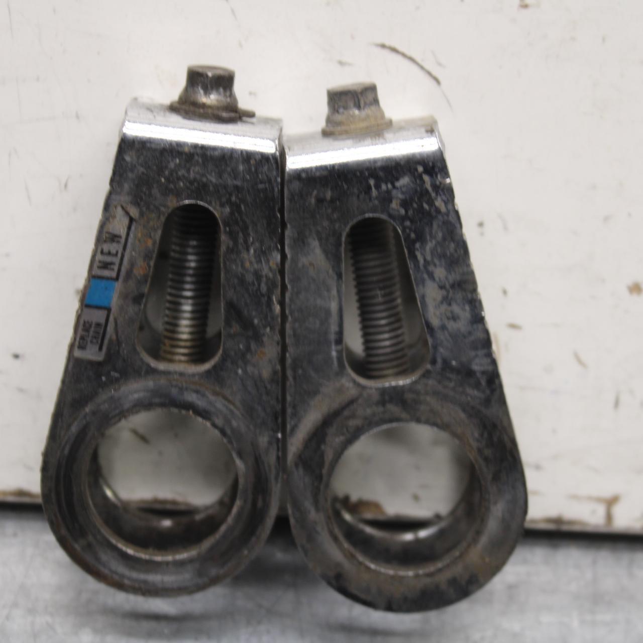 03-04 HONDA CBR600RR SWINGARM CHAIN TENSIONER PAIR SET ADJUSTMENT BB628