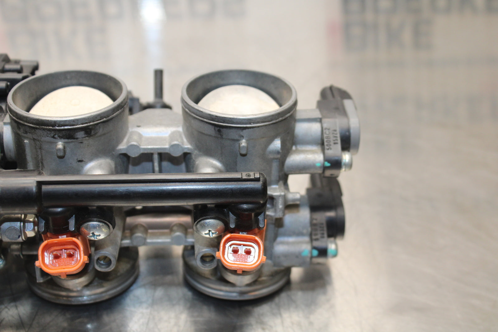 13-17 KAWASAKI NINJA ZX6R ZX636 ABS MAIN FUEL INJECTORS / THROTTLE BODIES BB143