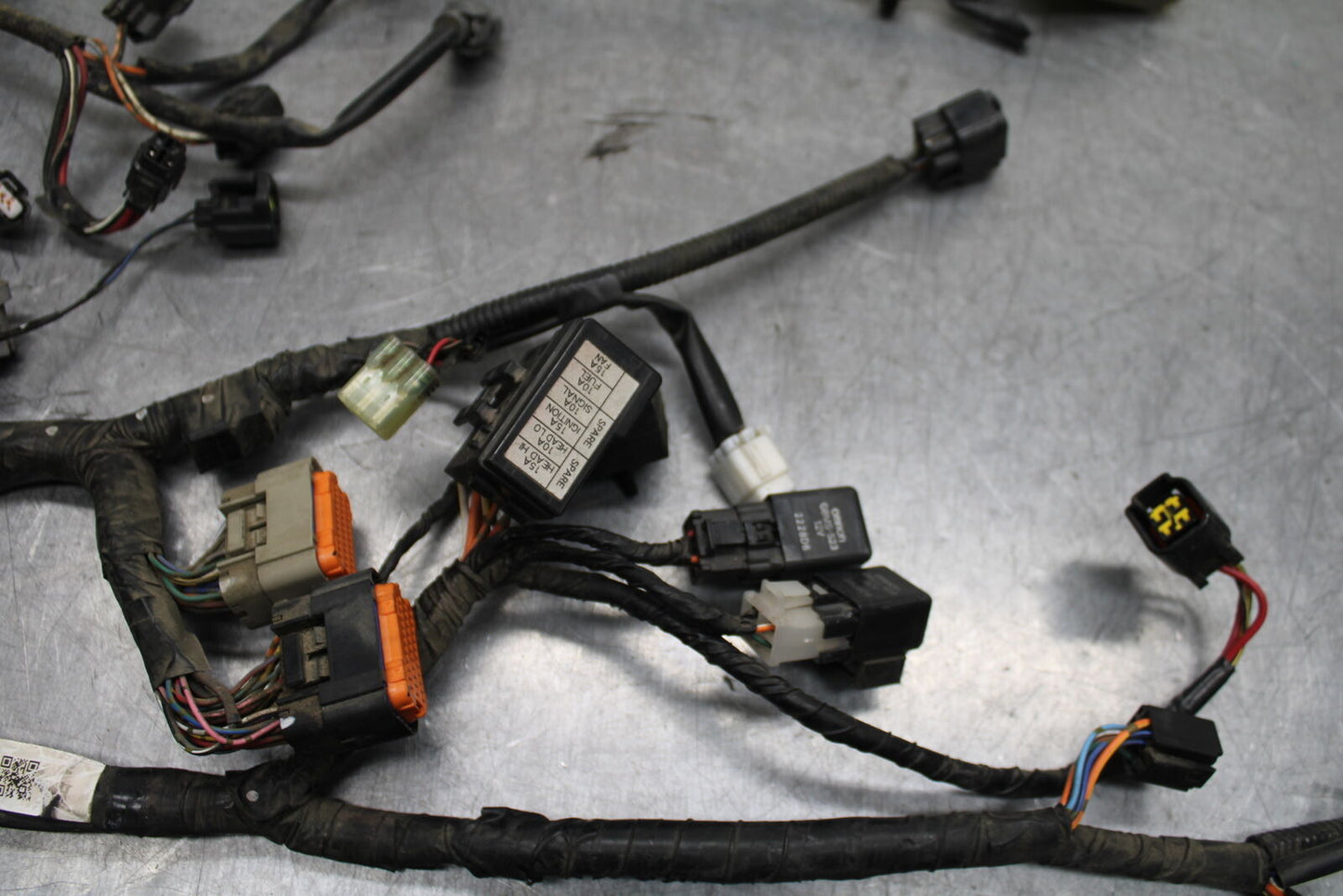08-09 SUZUKI GSXR600 MAIN ENGINE WIRING HARNESS MOTOR WIRE LOOM BB728