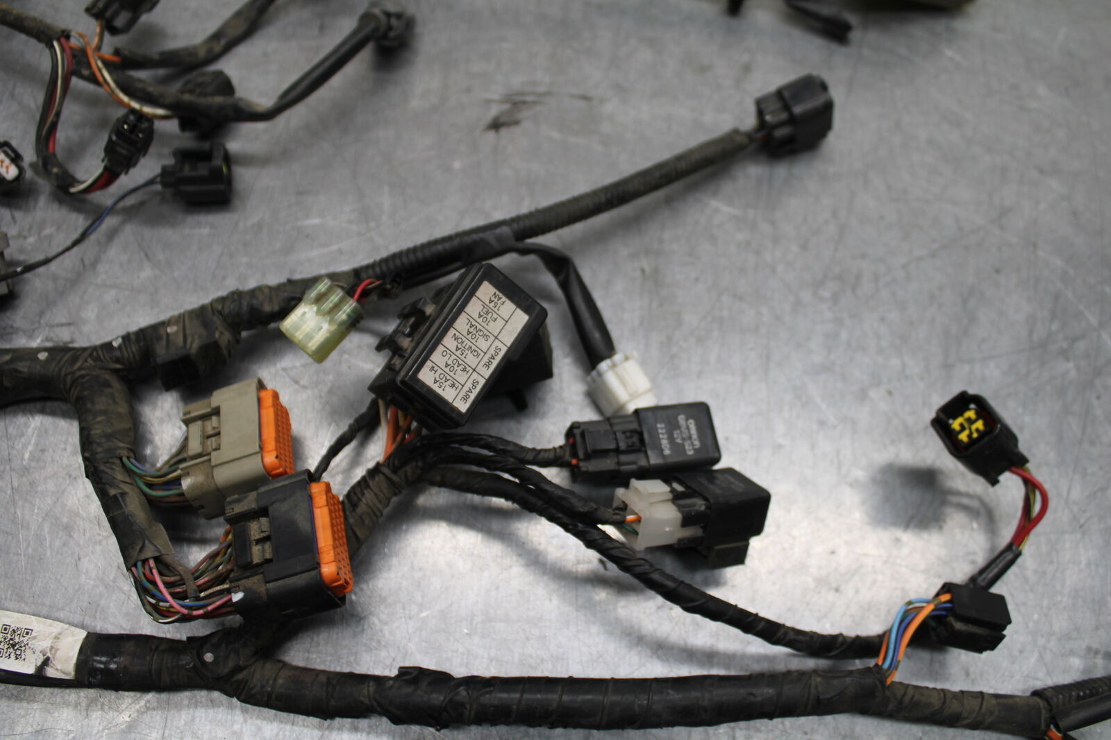 08-09 SUZUKI GSXR600 MAIN ENGINE WIRING HARNESS MOTOR WIRE LOOM BB728