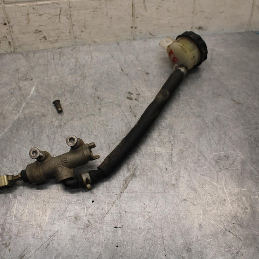 00-01 KAWASAKI ZZR600 REAR BACK BRAKE MASTER CYLINDER W RESERVOIR BB31